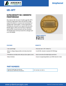 UD-HFT Datasheet