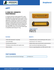 oHFT Datasheet