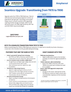 Seamless Upgrage: Transitioning from TR70 to TR90
